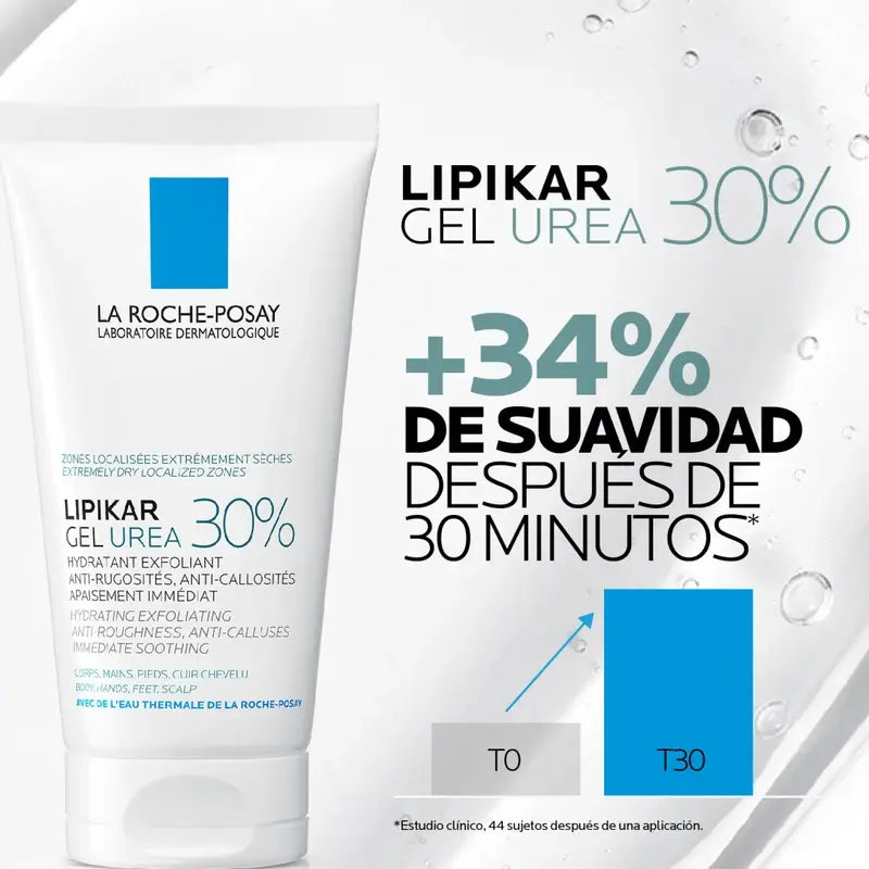 La Roche Posay Lipikar Urea Gel 30% - Gel Hidratante com Ureia , 50 ml