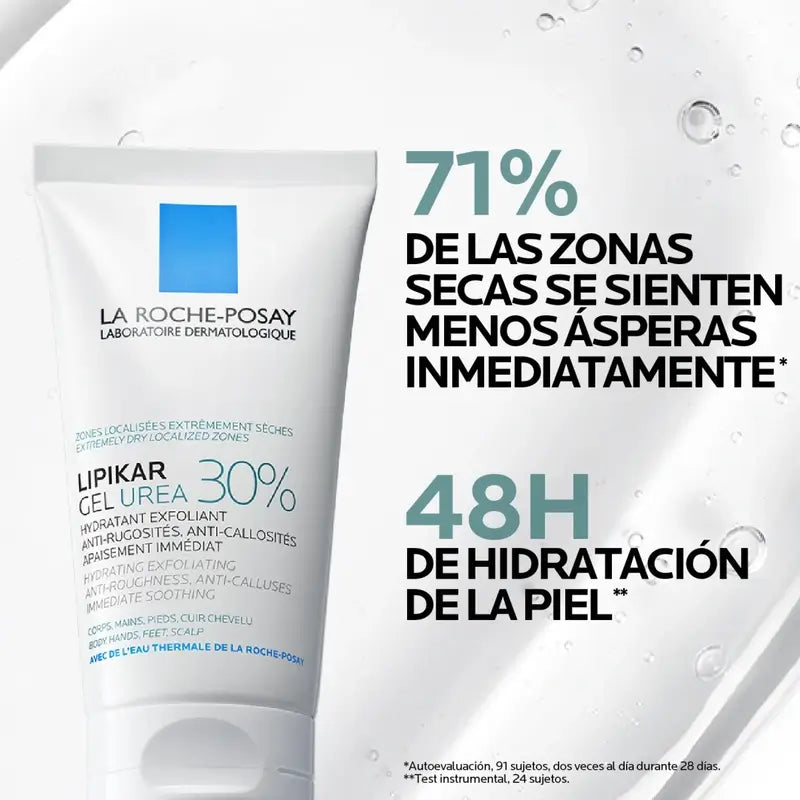 La Roche Posay Lipikar Urea Gel 30% - Gel Hidratante com Ureia , 50 ml