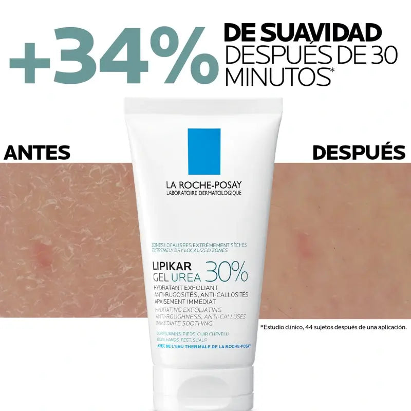 La Roche Posay Lipikar Urea Gel 30% - Gel Hidratante com Ureia , 50 ml