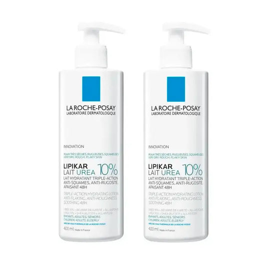 La Roche Posay Lipikar Lait Urea 10%, Embalagem 2 x 400 ml