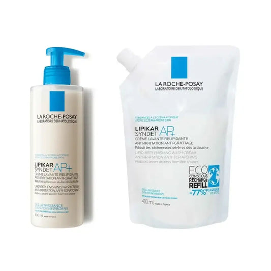 La Roche Posay Lipikar Syndet Ap+ 400 ml + Recarga , 400 ml
