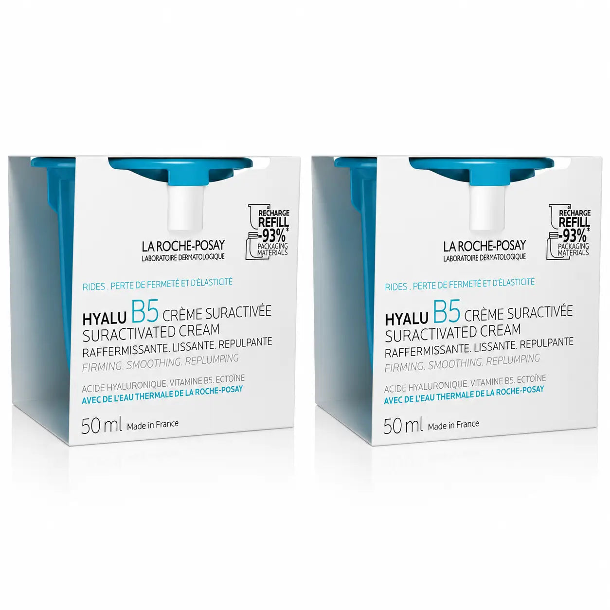 La Roche Posay Pack La Roche-Posay Anti-Envelhecimento Hyalu B5 Suractivated Creme Recarga 50Ml, x2