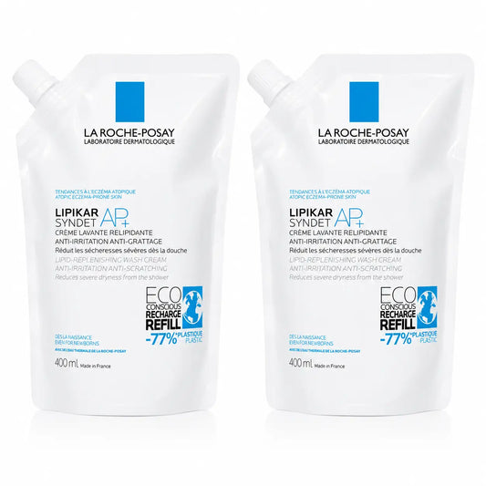 La Roche Posay Pack La Roche Posay Lipikar Syndet Ap+ Recarga , 400 Ml, x2
