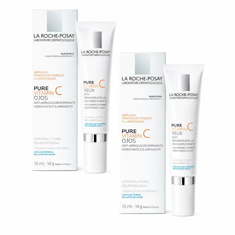 La Roche Posay Pure Vitamin C Eyes, Embalagem 2 x 15 ml