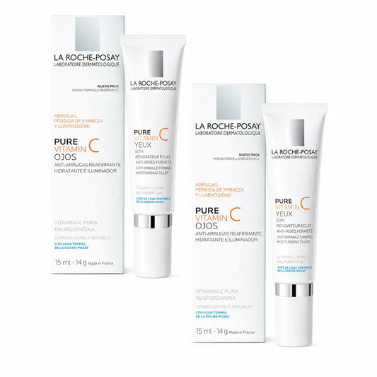 La Roche Posay Pure Vitamin C Eyes, Embalagem 2 x 15 ml