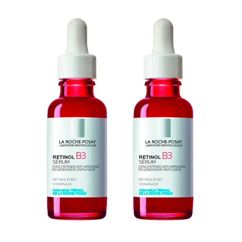 La Roche Posay Retinol B3 Sérum Anti-Rugas, Embalagem 2 x 30 ml