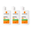 La Roche Posay Triplo Anthelios Uv-Mune 400 Fluido Invisível Controlo de Óleo Spf50+ Sem Cor, 3 X 50 Ml