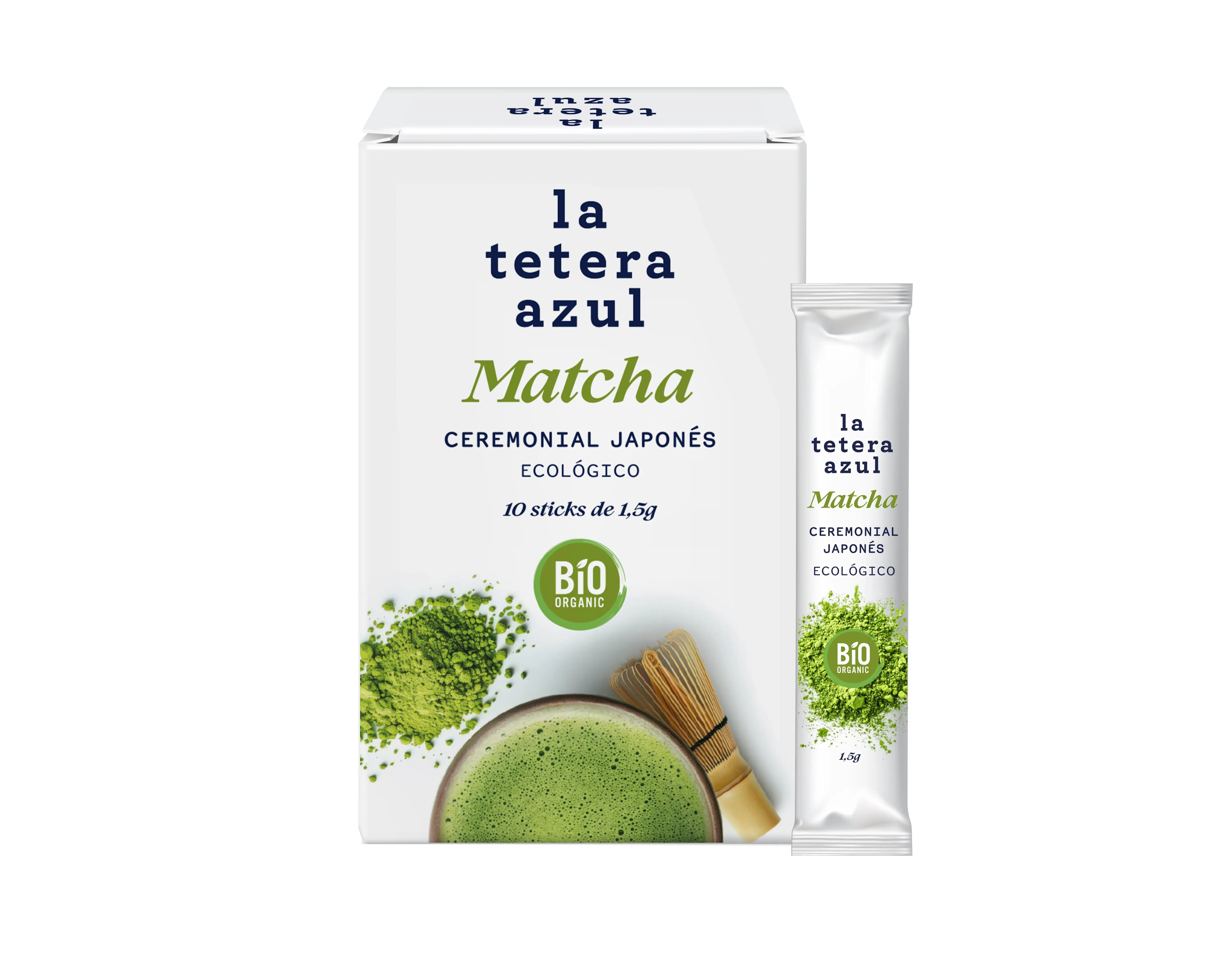 Ceremonial Premiun Japanese Matcha Blue Teapot Premiun 10 varas de 1,5g.