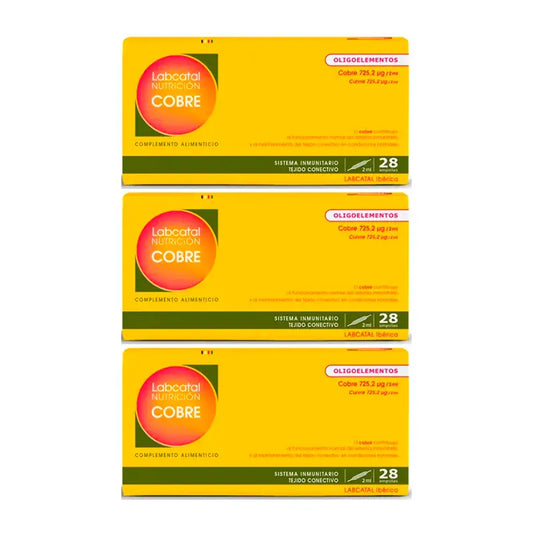 Labcatal Cobre, 3X28 Ampolas