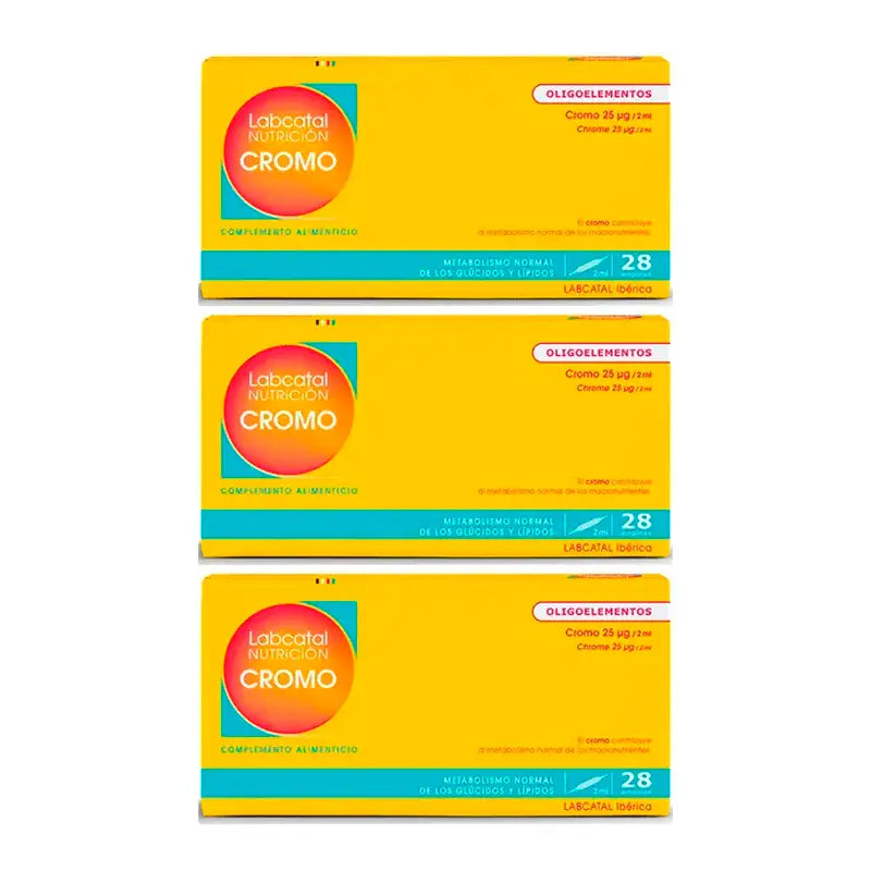 Labcatal Crómio, 3X28 Ampolas