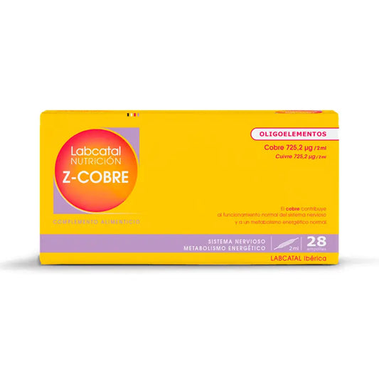 Zinco-Cobre Labcatal 28 Ampolas