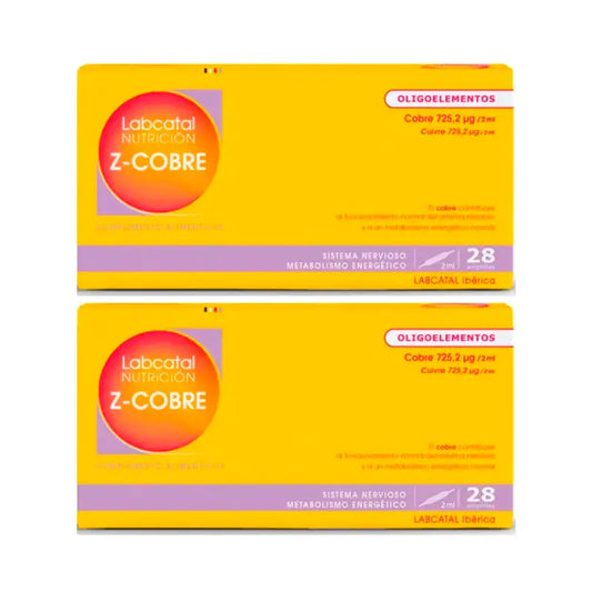 Labcatal Zinco-cobre, 2X28 Ampolas