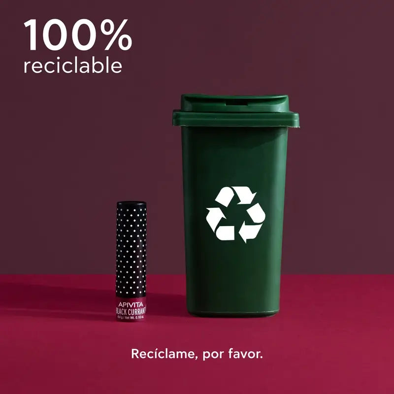 APIVITA Bálsamo labial colorido com groselha preta 4.4g