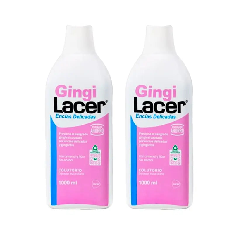 Lacer Duplo Gingilacer Colutório, 2 x 1000 Ml