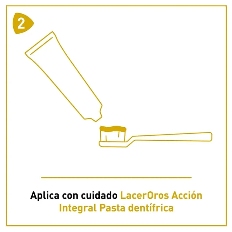 Pasta de dentes Lacer Duplo Oros 125 Ml