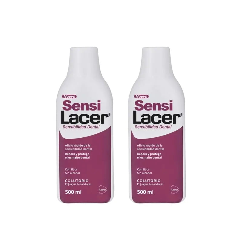Lacer Duplo Sensilacer Colutório, 2 x 500 ml