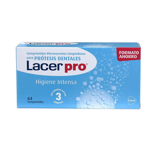 LACER PRO TABLETS HIGIENE INTENSIVA PARA DENTADURAS 66 UNIDADES