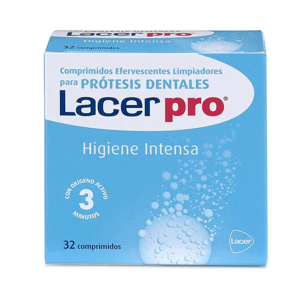 PROTABS LACER 32 COMPRIMIDOS HIGIENE INTENSIVA PARA DENTADURAS 32 UNIDADES