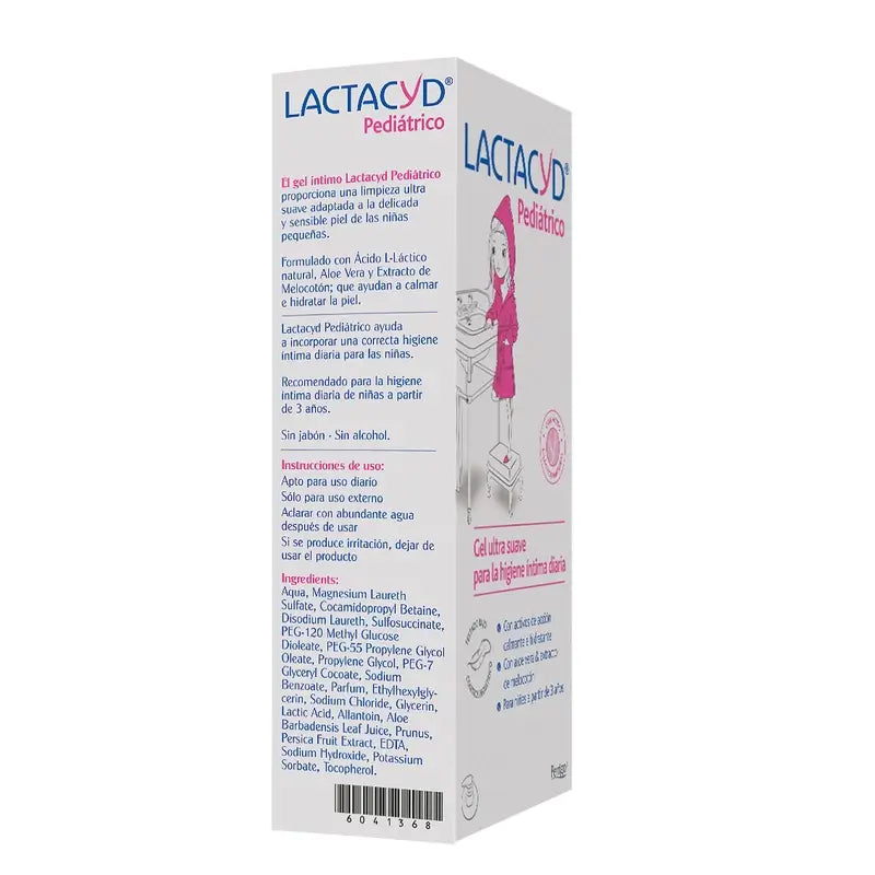 LACTACYD Dispensador de gel Pediátrico Higiene Íntima 200 ml