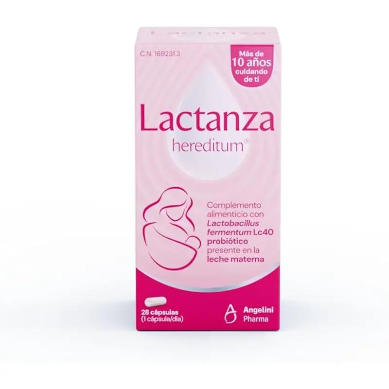 Lactanza Hereditum, Embalagem 2 x 28 Cápsulas