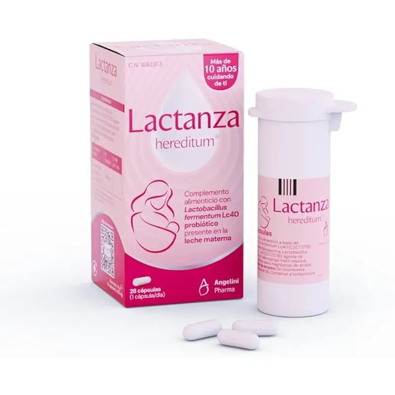 Lactanza Hereditum, Embalagem 2 x 28 Cápsulas