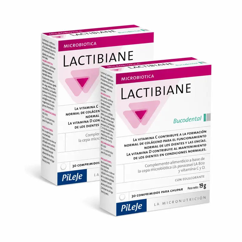 Lactibiane Bucodental Embalagem de 2 x 30 Comprimidos