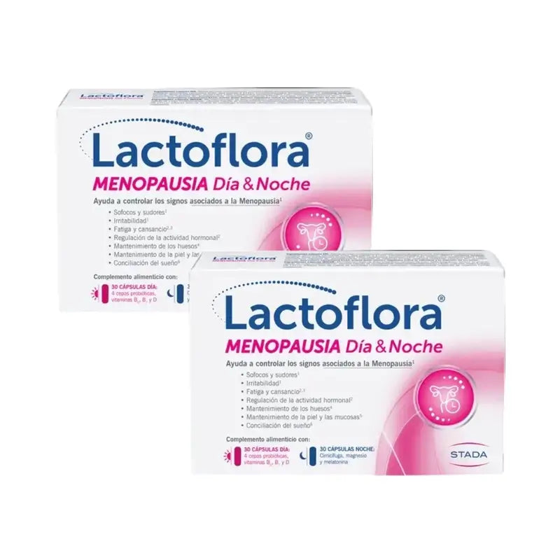 Lactoflora Menopausa Dia & Noite, 2X60 Cápsulas