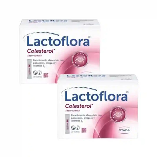 Lactoflora Probiotic Colesterol Sabor Baunilha, 2X30 sticks