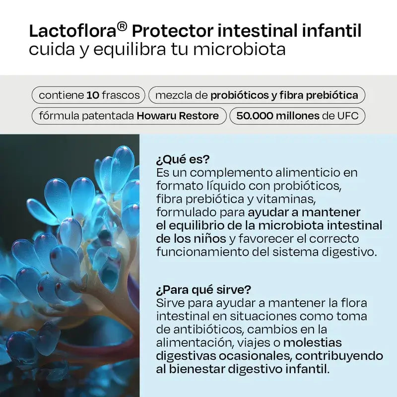 LACTOFLORA PROTECTOR INTEST NIÑOS 10x7ML