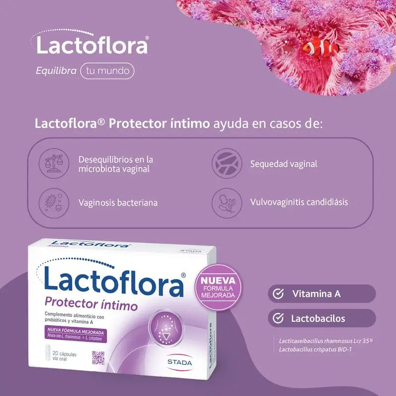 Lactoflora Protector Íntimo 20 Cápsulas