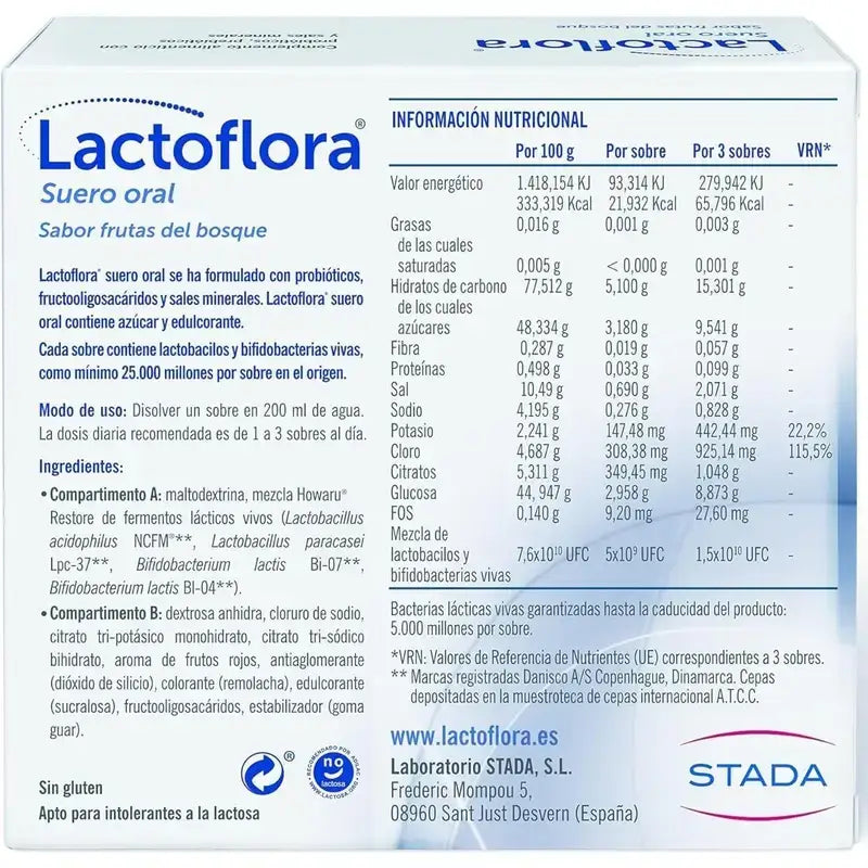 LACTOFLORA Soro oral 6 envelopes