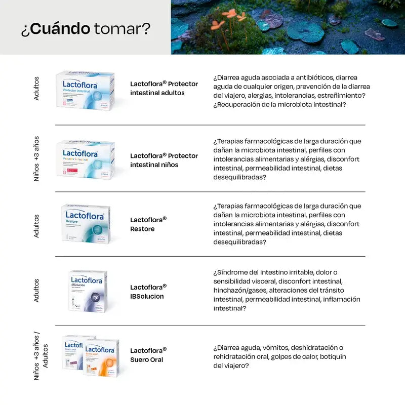 Lactoflora Soro Oral com Probióticos, Prebióticos e Sais Minerais Sabor a Laranja , 6 Saquetas