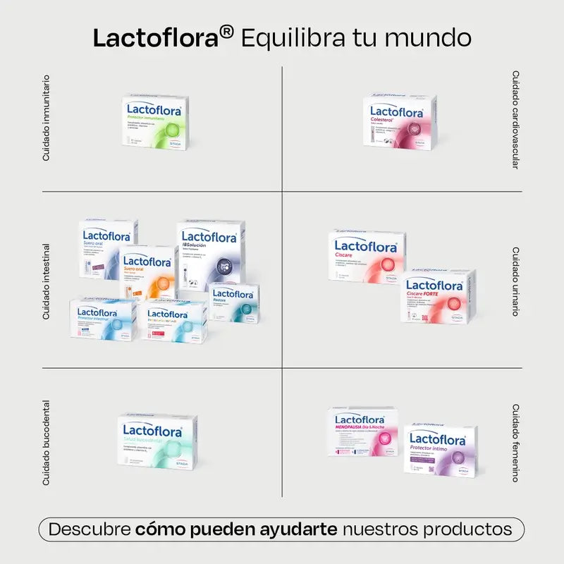 Lactoflora Soro Oral com Probióticos, Prebióticos e Sais Minerais Sabor a Laranja , 6 saquetas