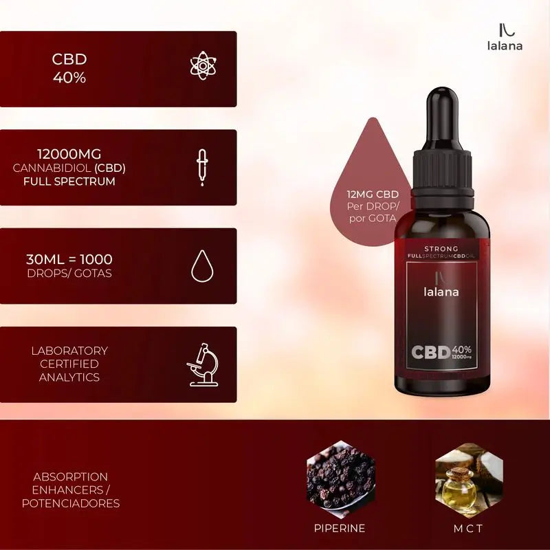 Lalana Óleo Cbd Forte 40% , 30 ml