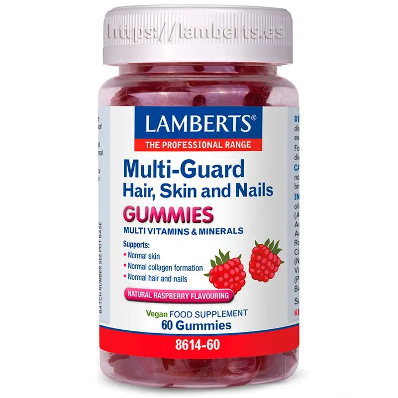 Lamberts Multi-Guard Cabelo Pele e Unhas , 60 gomas