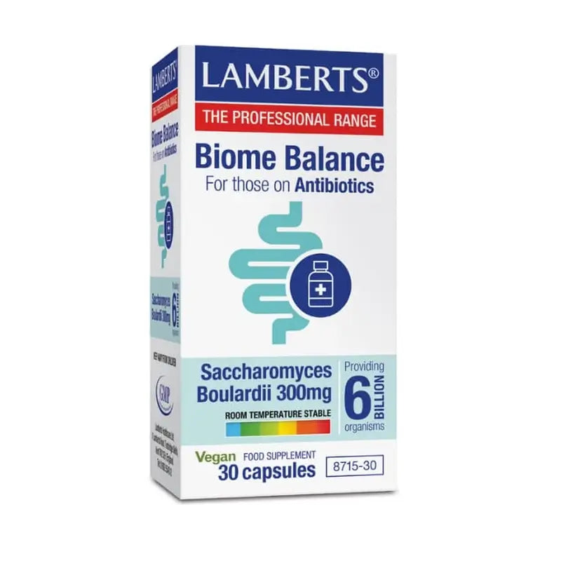Lamberts Biome Balance Saccharomyces Boulardii, 30 Cápsulas