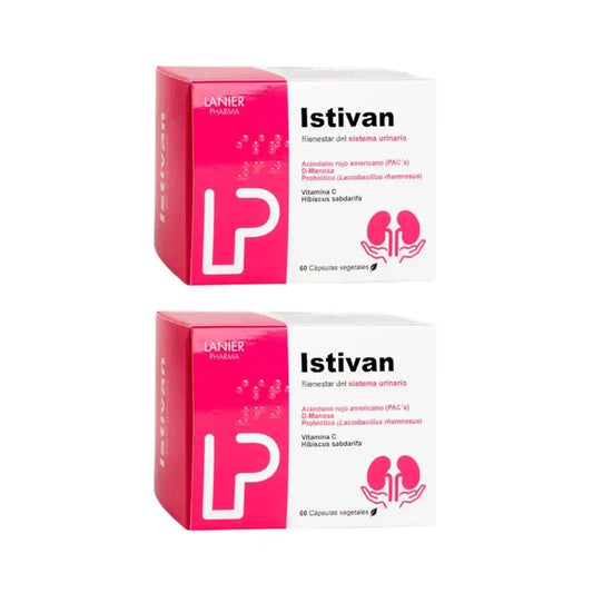 Lanier Pharma Istivan Suplemento Alimentar , 2X60 Cápsulas Vegetais