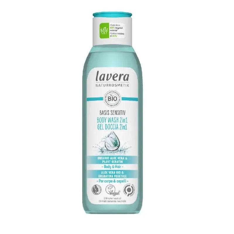 Lavera Basis Sensitiv Gel de Duche - Champô 2 em 1 250Ml.