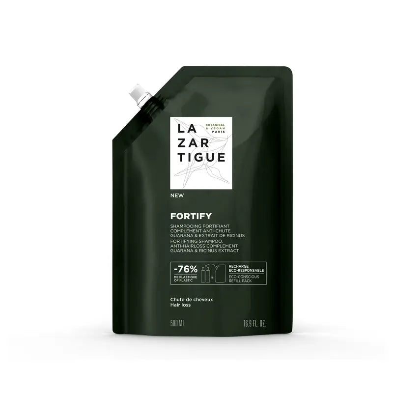 Lazartigue Champô Fortificante Refil , 500 ml