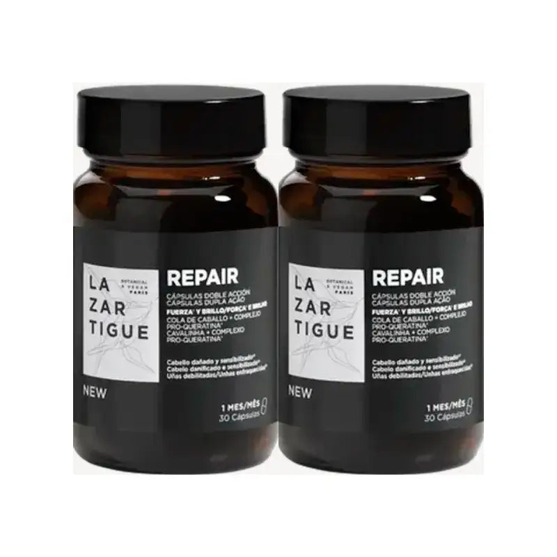Lazartigue Repair Capsules, embalagem 2 x 30 ml