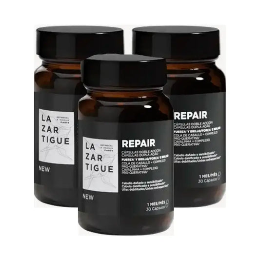 Lazartigue Repair Capsules, Embalagem 3 x 30 ml