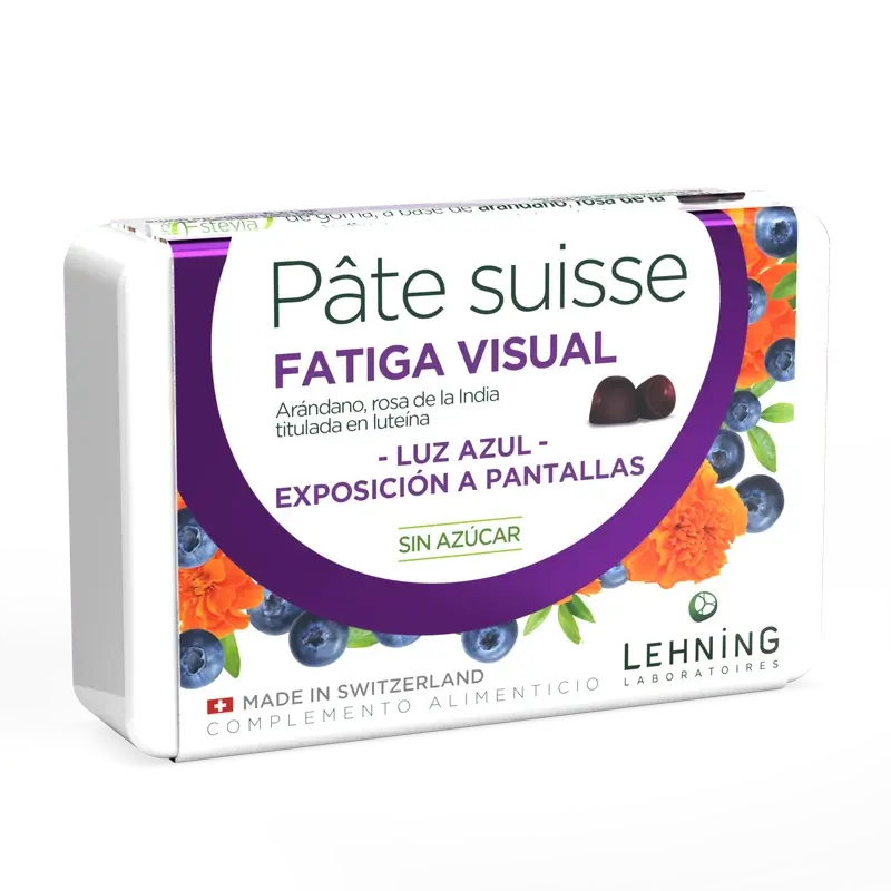 Lehning Pâte Suisse Fadiga Visual, 40 rebuçados