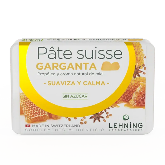 Lehning Pâte Suisse Garganta, 40 rebuçados