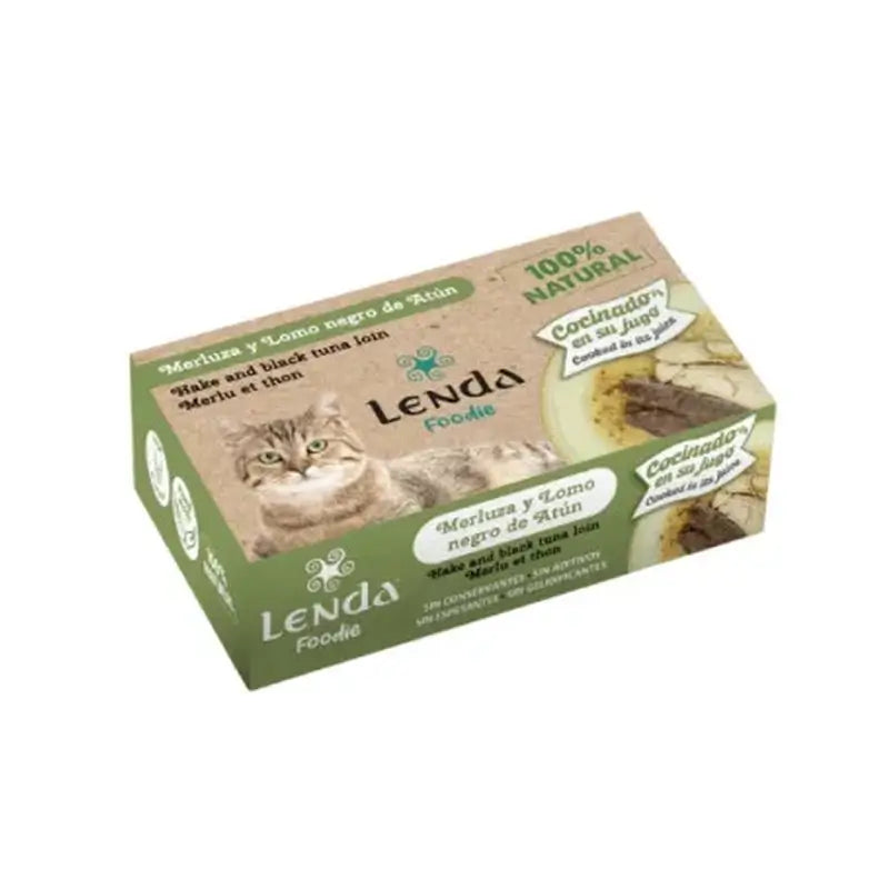 Lenda Foodie Peixe-gato Pescada e Atum Lombinho preto, 25x120 g