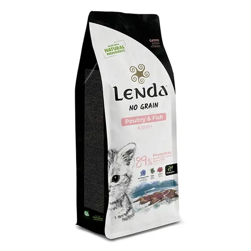 Lenda Cat Kitten Aves e Peixe Sem Grãos, 2 kg