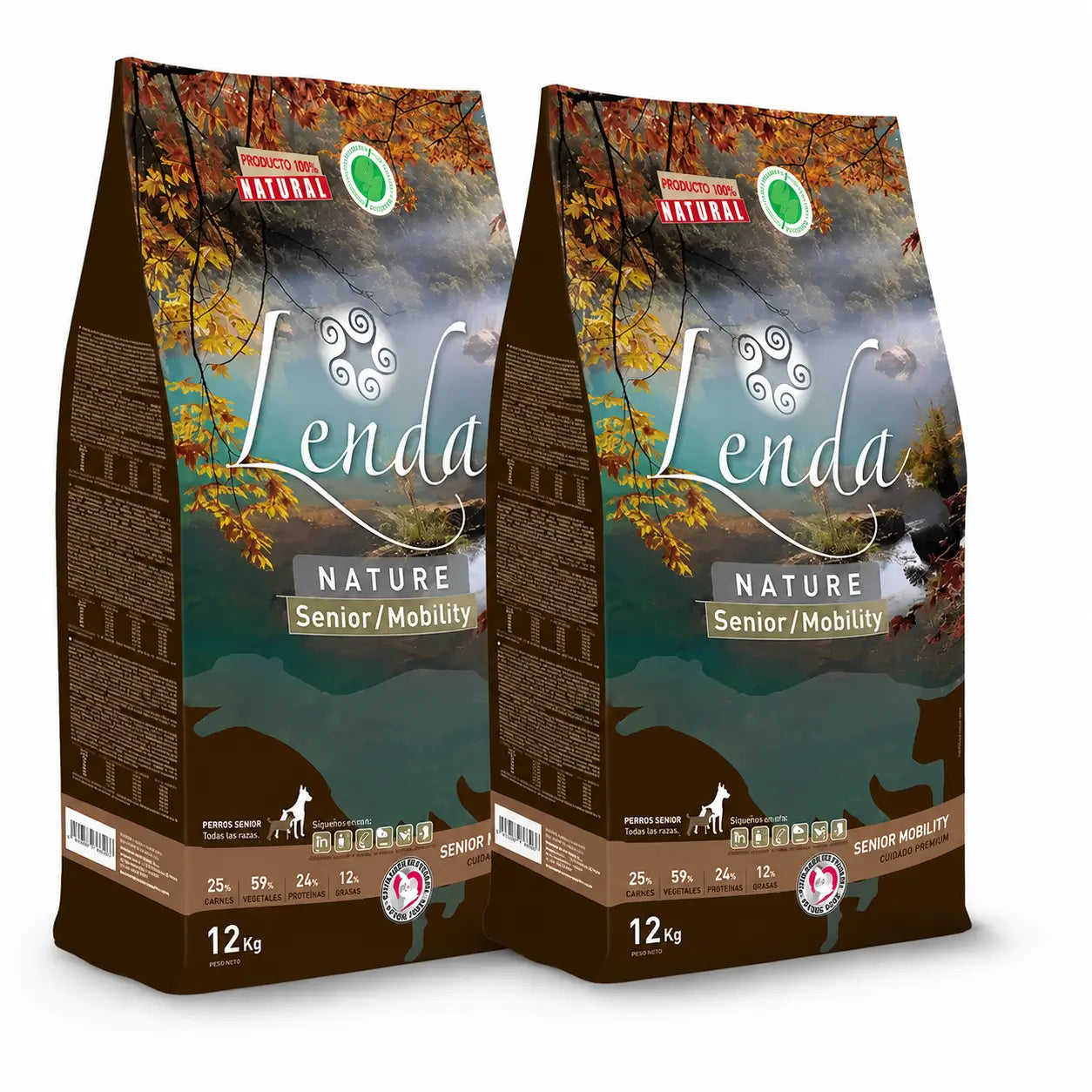 Lenda Dog Nature Mobilidade Sénior, 2 X 12 kg