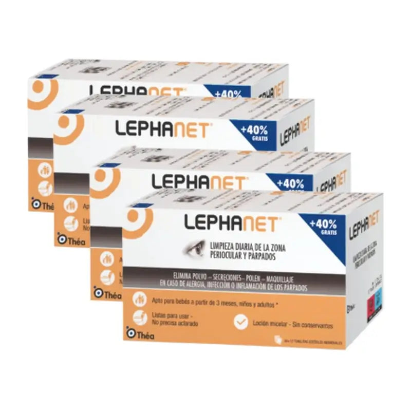 Lephanet Toalhetes de Limpeza, Embalagem 4 x 42 pcs.