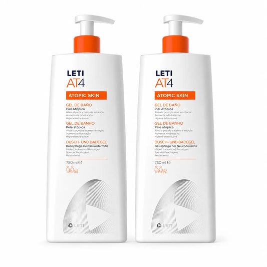 Leti AT4 Gel de Banho Dermo-Oleoso 750 ml embalagem 2
