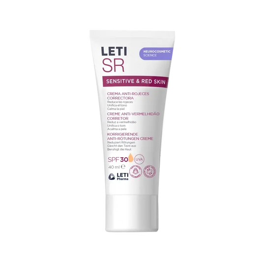 Leti Sr Creme Corretor Anti-vermelhidão Spf30 Com Cor , 40 ml