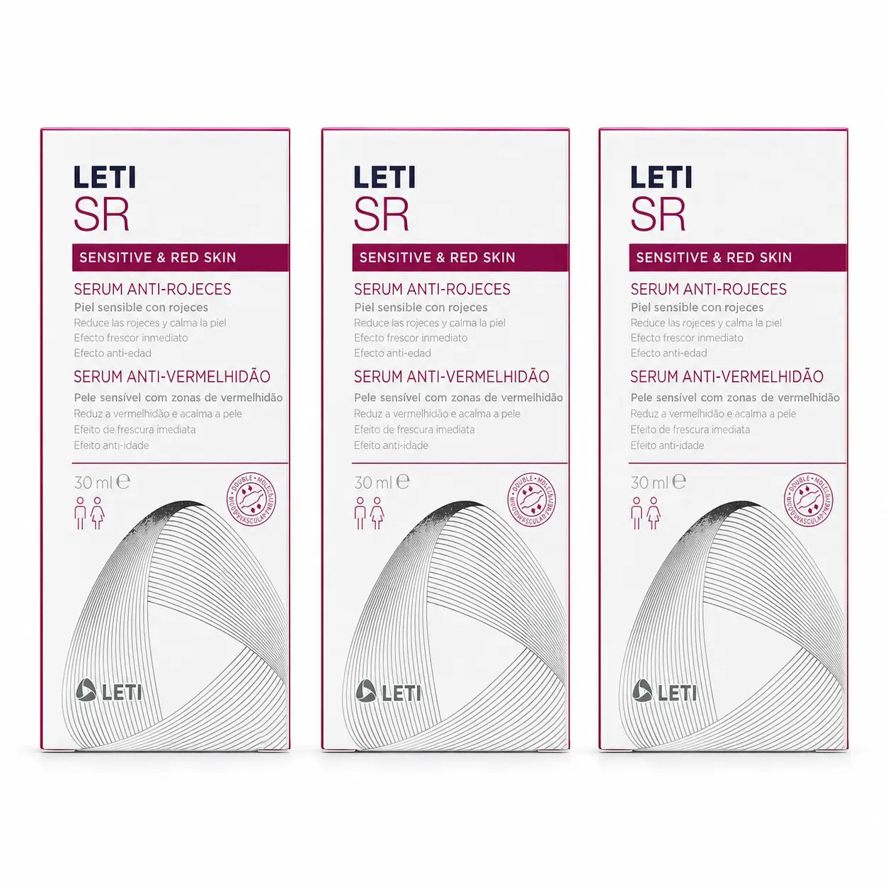 Leti SR Sérum anti-vermelhidão, 30 ml embalagem 3